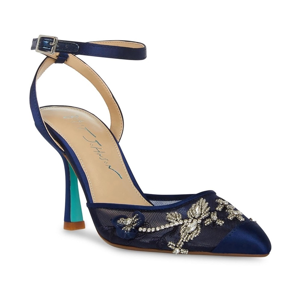 Betsey Johnson Micki Navy Women's Heels
